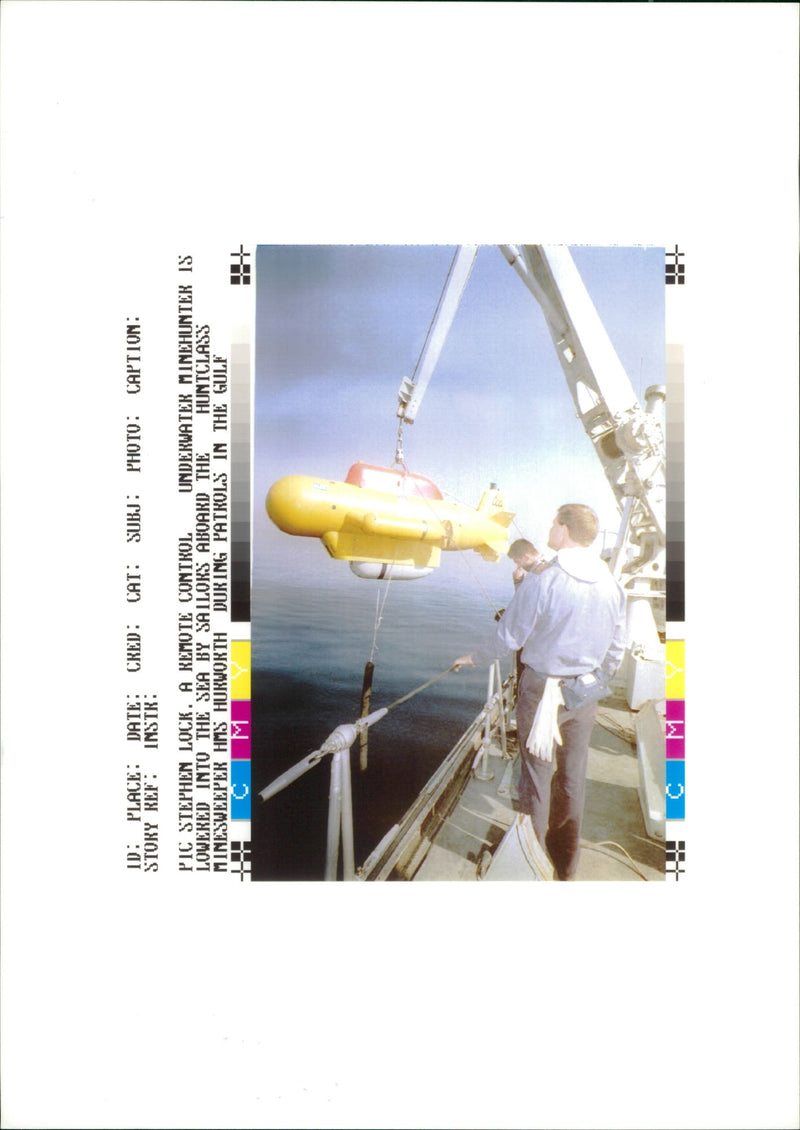 Invasion of Kuwait. - Vintage Photograph