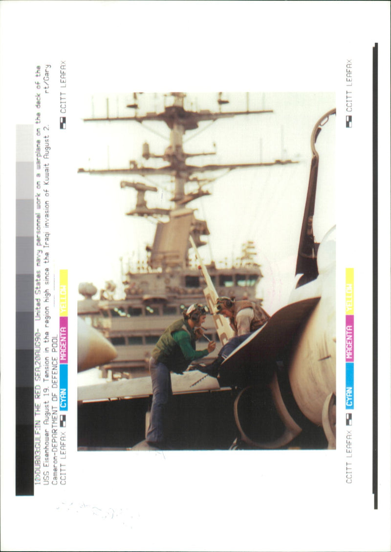 Invasion of Kuwait. - Vintage Photograph