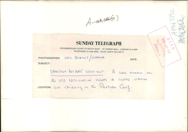 Invasion of Kuwait. - Vintage Photograph