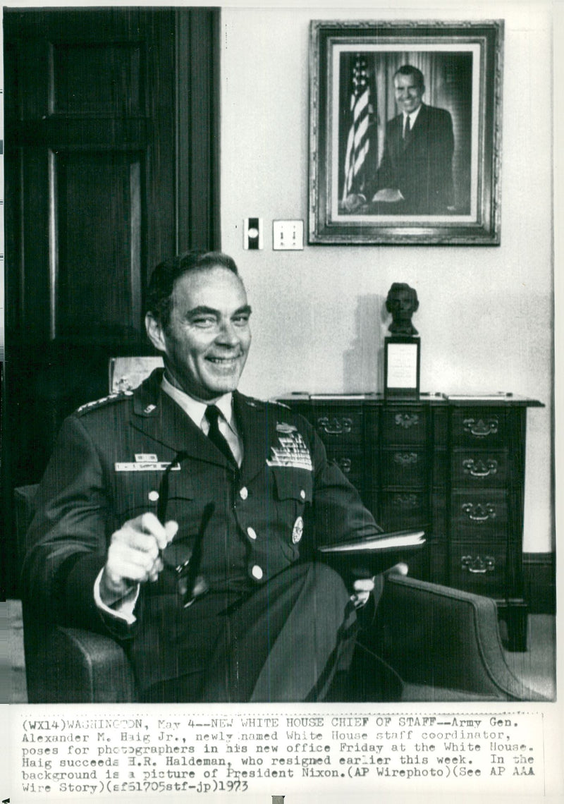 US politician Alexander Haig, F.D. White House Chief of Staff - Vintage Photograph