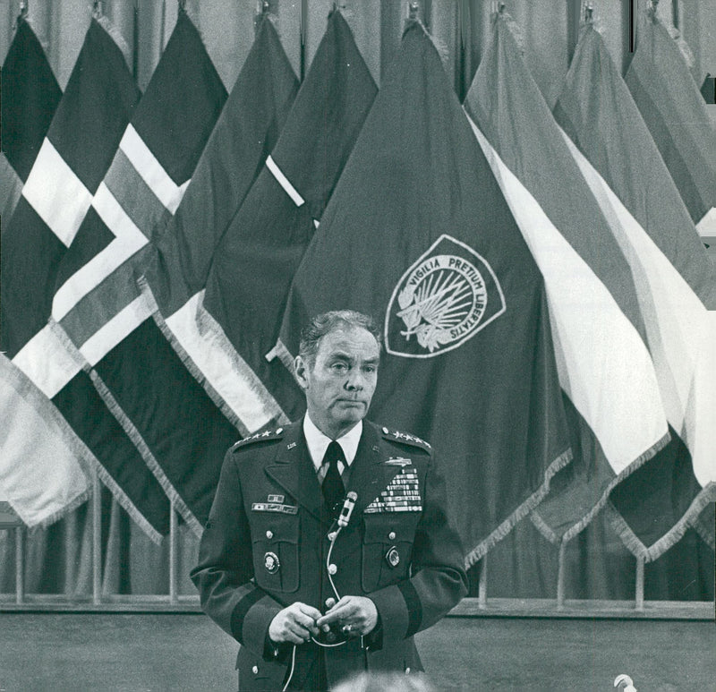 US politician Alexander Haig, F.D. White House Chief of Staff - Vintage Photograph