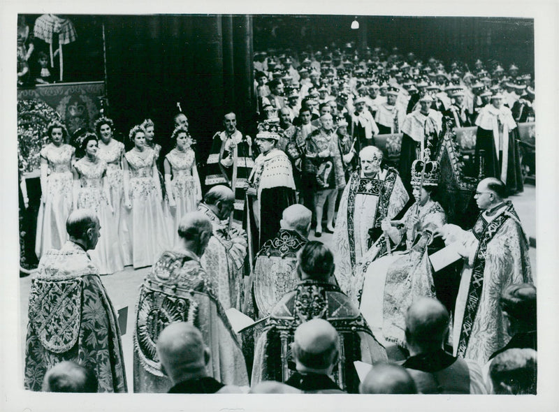 Queen Elizabeth II's crown - Vintage Photograph