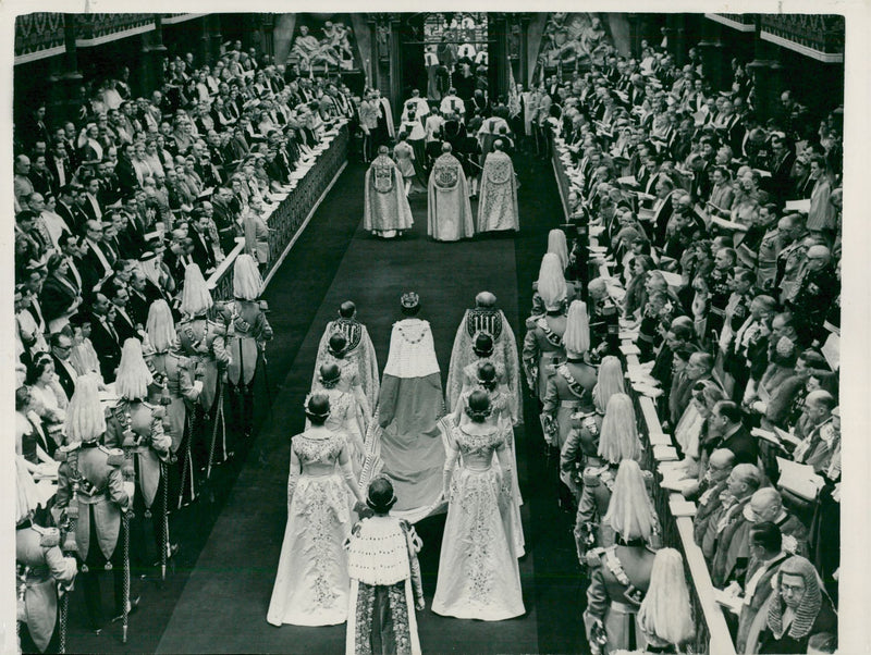 Queen Elizabeth II's crown - Vintage Photograph