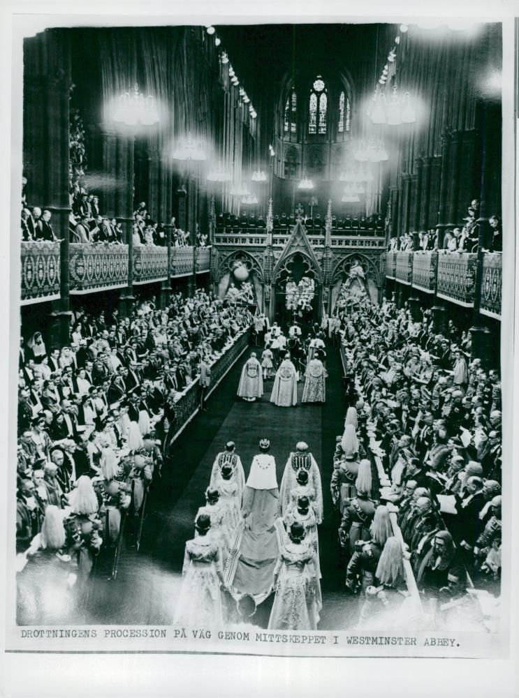 Queen Elizabeth II's crown - Vintage Photograph