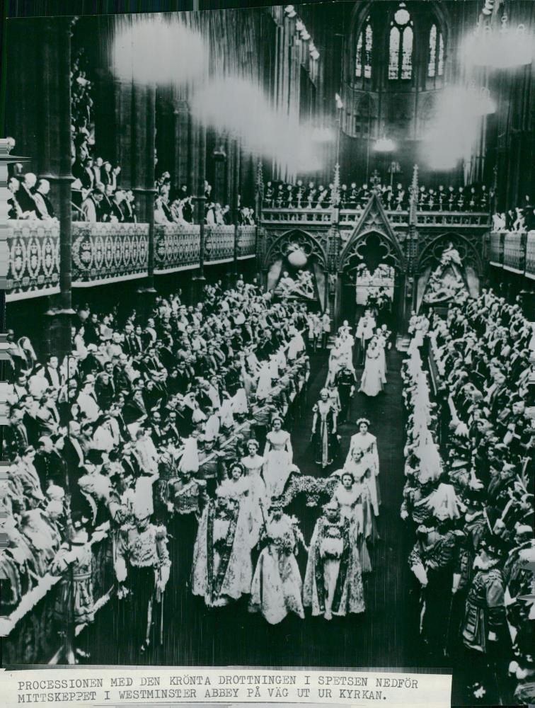 Queen Elizabeth II's crown - Vintage Photograph