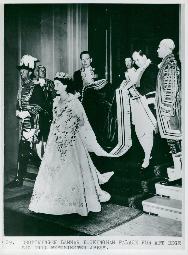 Queen Elizabeth II's crown - Vintage Photograph