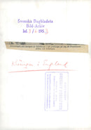 Queen Elizabeth II and the Duke of Edinburgh in his stroll on their way to Westminster Abbey and the Crown - Vintage Photograph