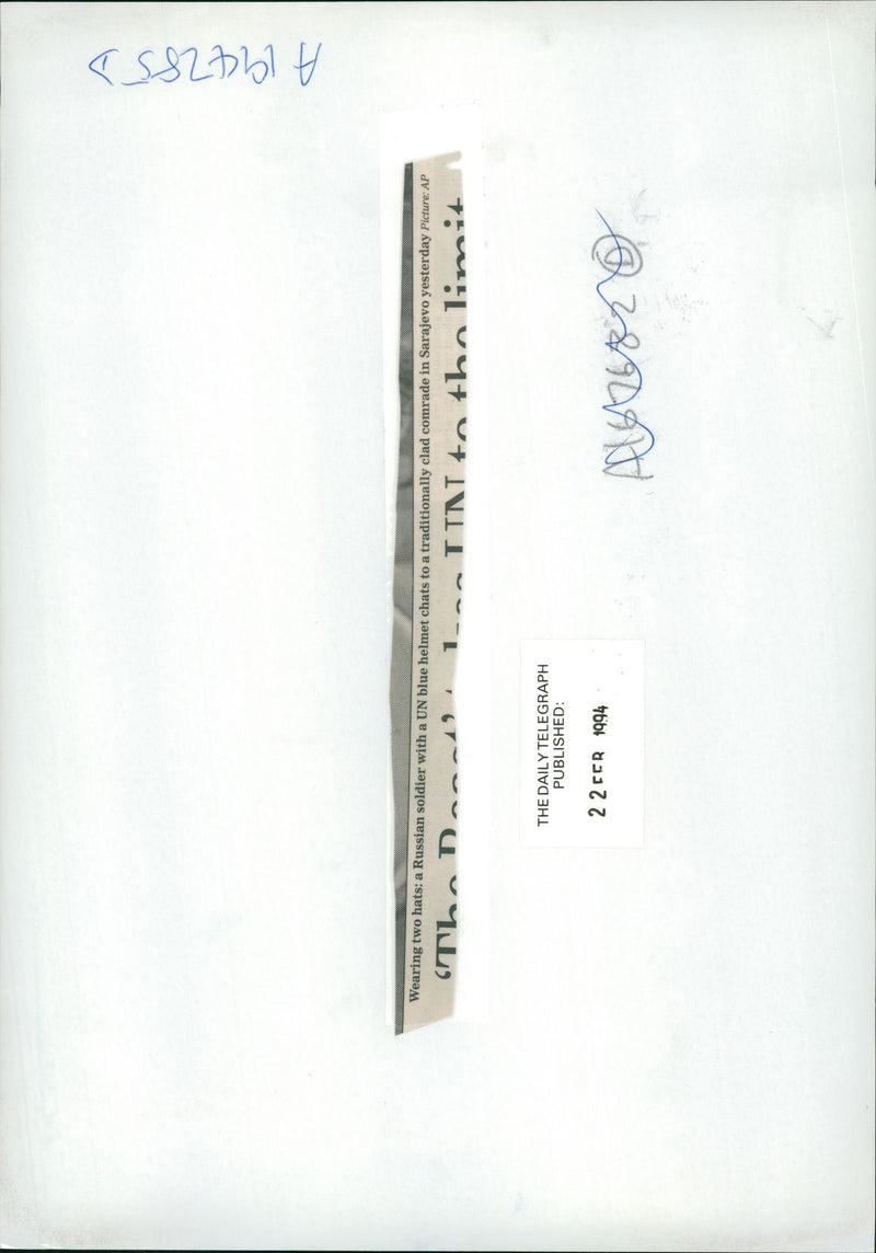 CroatâBosniak War - Vintage Photograph