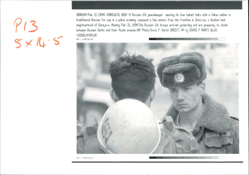 CroatâBosniak War - Vintage Photograph