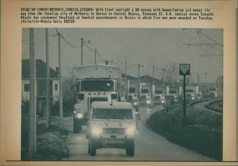 CroatâBosniak War - Vintage Photograph