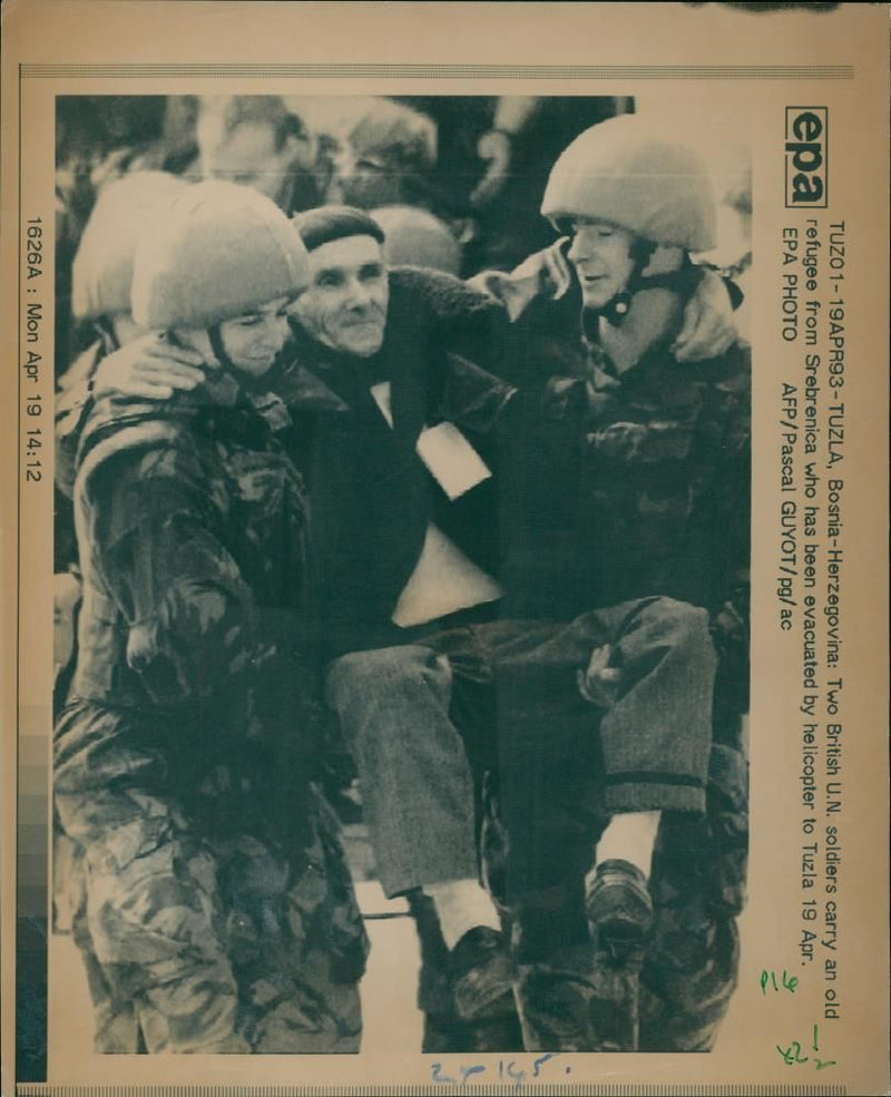 CroatâBosniak War - Vintage Photograph