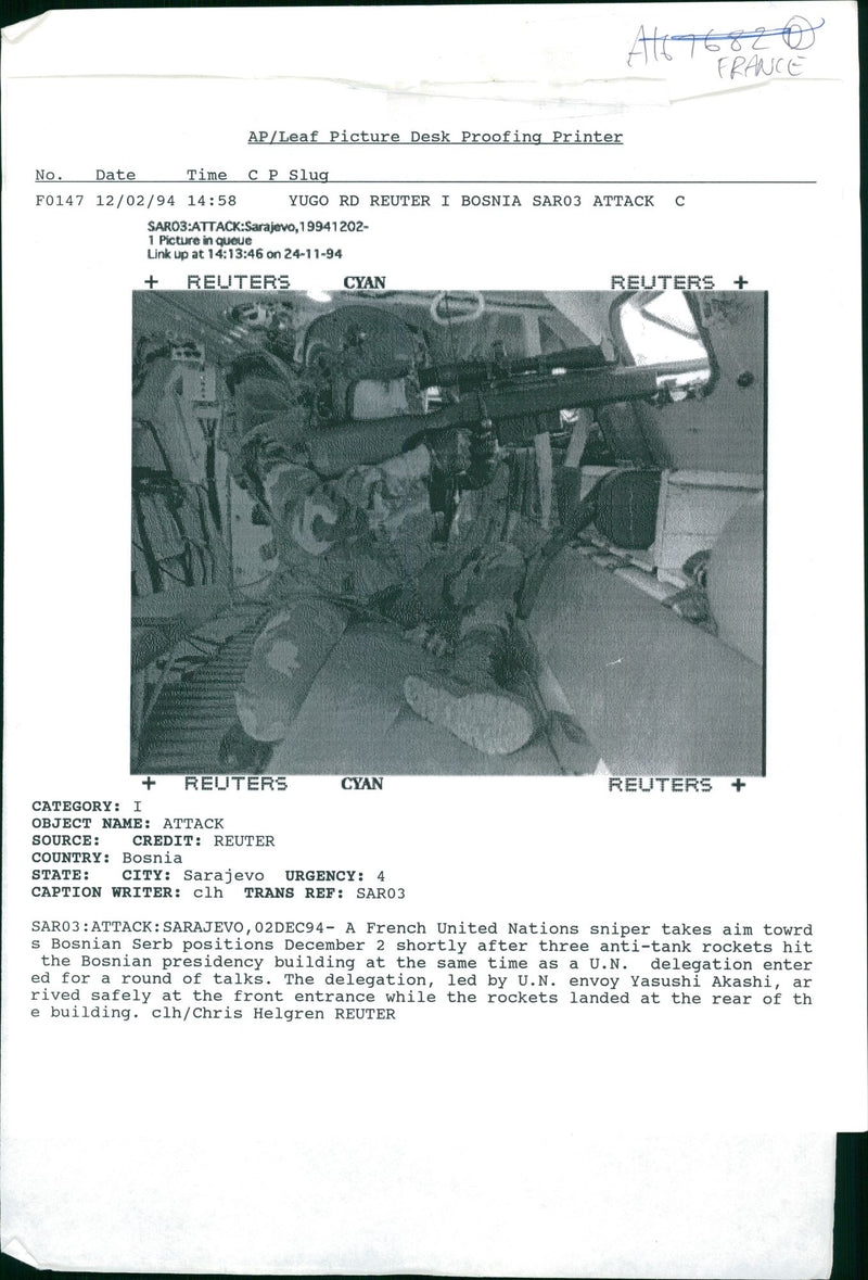 CroatâBosniak War - Vintage Photograph