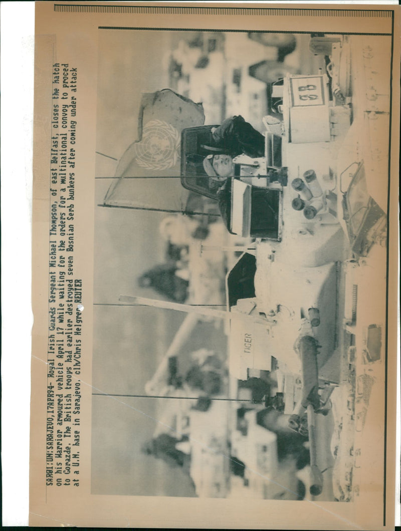 CroatâBosniak War - Vintage Photograph