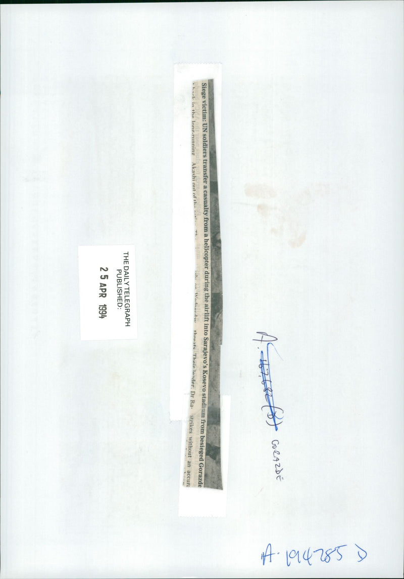 CroatâBosniak War - Vintage Photograph