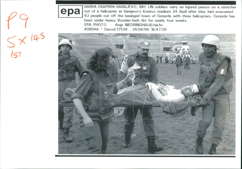 CroatâBosniak War - Vintage Photograph