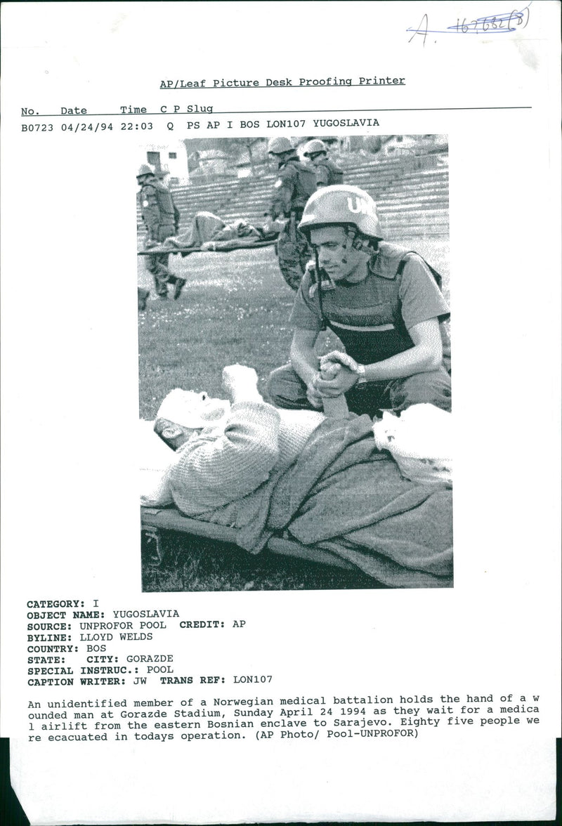 CroatâBosniak War - Vintage Photograph