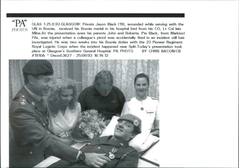 CroatâBosniak War - Vintage Photograph