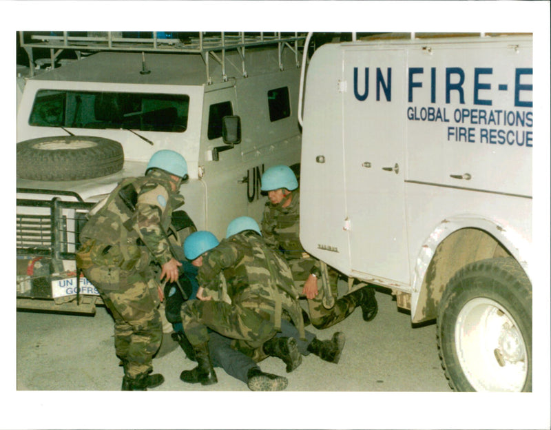 CroatâBosniak War - Vintage Photograph