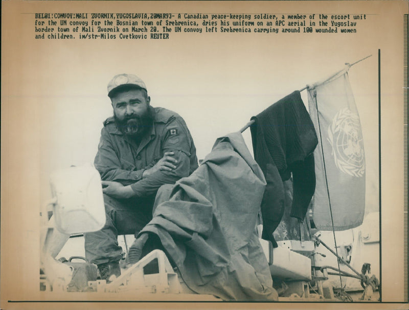 Croat–Bosniak War - Vintage Photograph