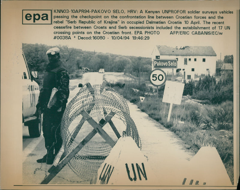 CroatâBosniak War - Vintage Photograph