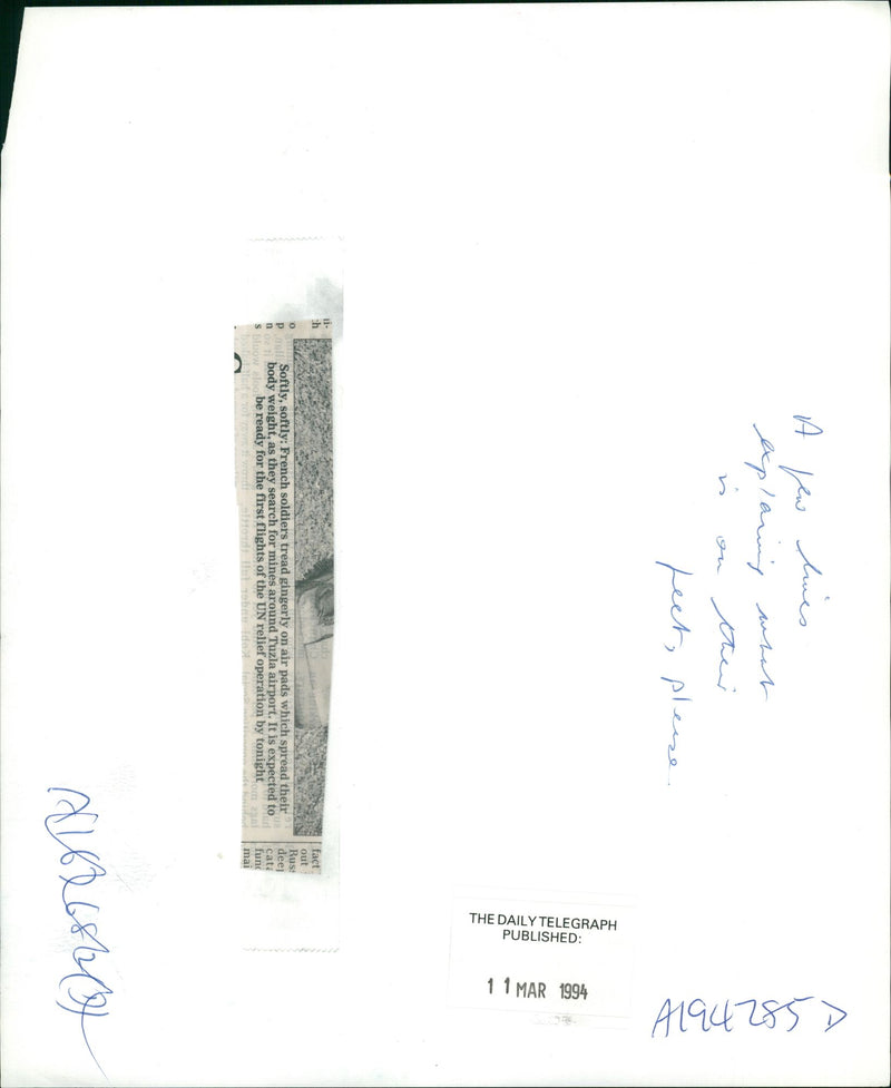 CroatâBosniak War - Vintage Photograph