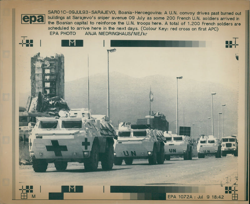 Croat–Bosniak War - Vintage Photograph