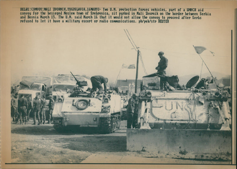 Croat–Bosniak War - Vintage Photograph