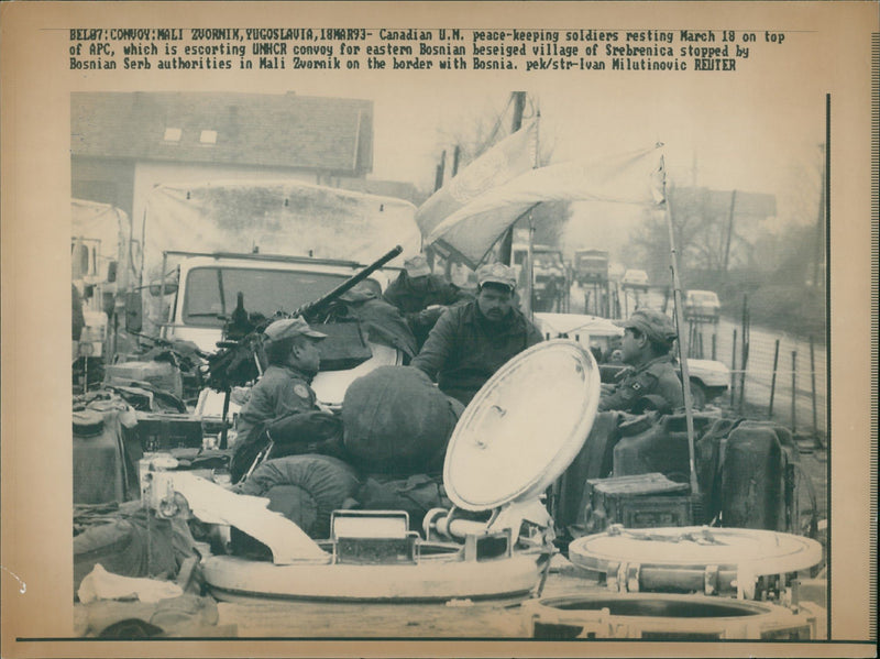 Croat–Bosniak War - Vintage Photograph