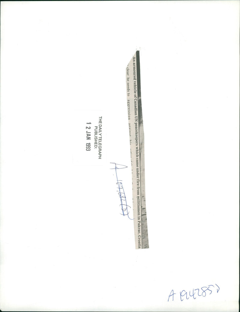 CroatâBosniak War - Vintage Photograph