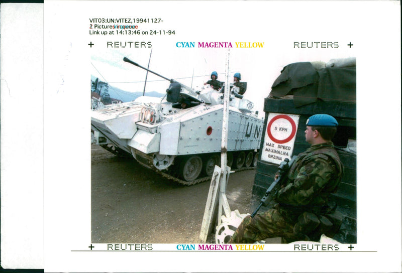 CroatâBosniak War - Vintage Photograph