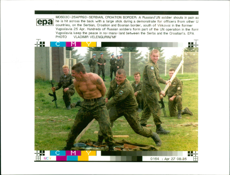 CroatâBosniak War - Vintage Photograph