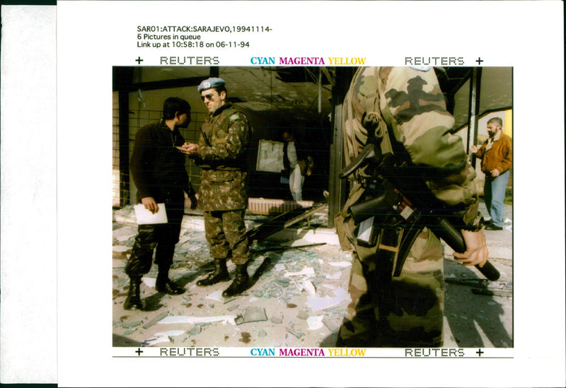 CroatâBosniak War - Vintage Photograph