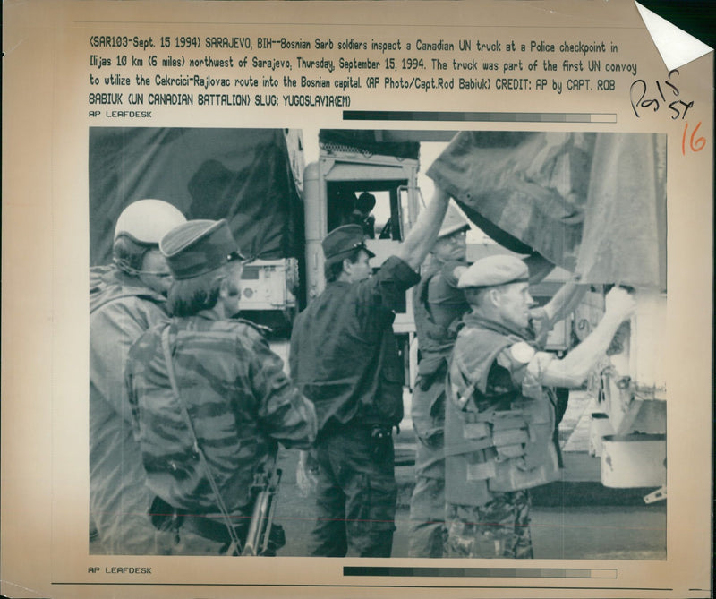 Croat–Bosniak War - Vintage Photograph