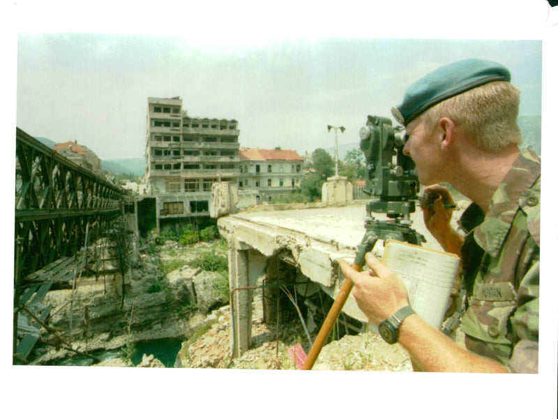 CroatâBosniak War - Vintage Photograph