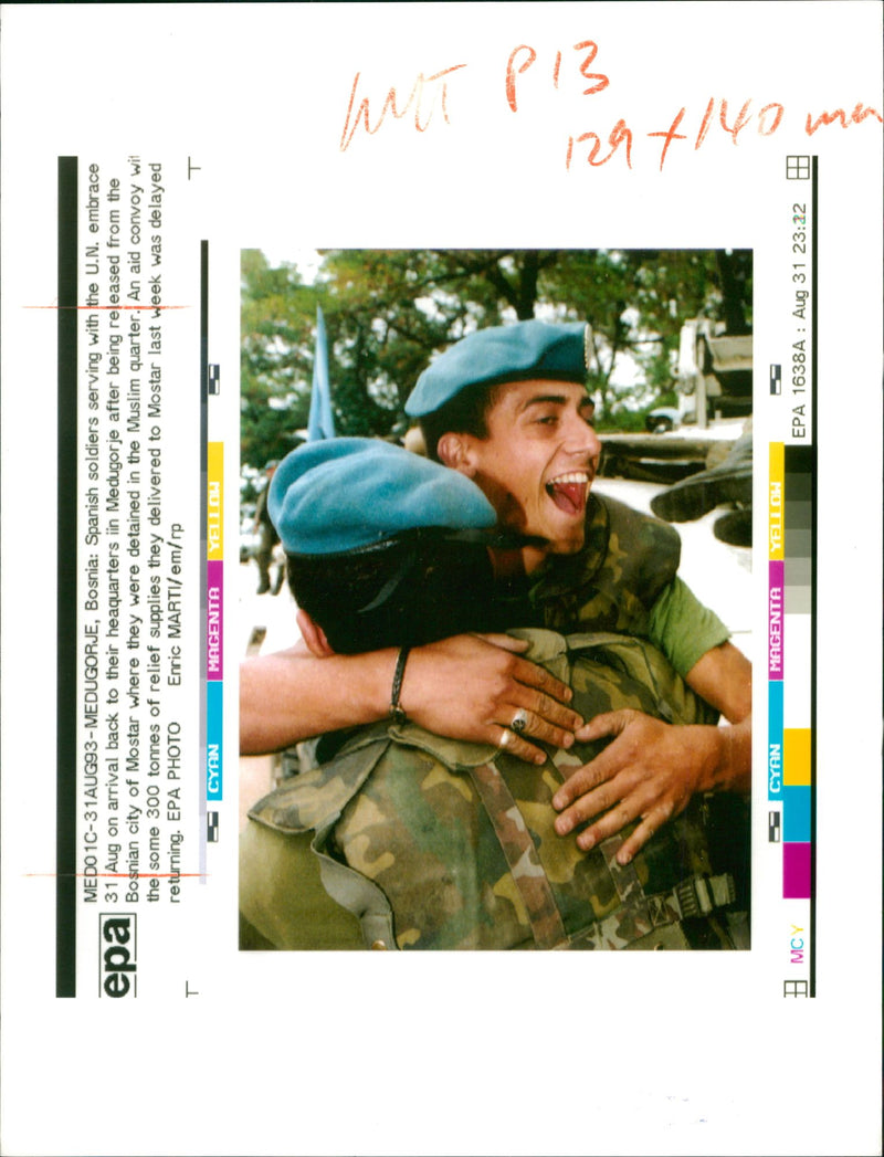 CroatâBosniak War - Vintage Photograph