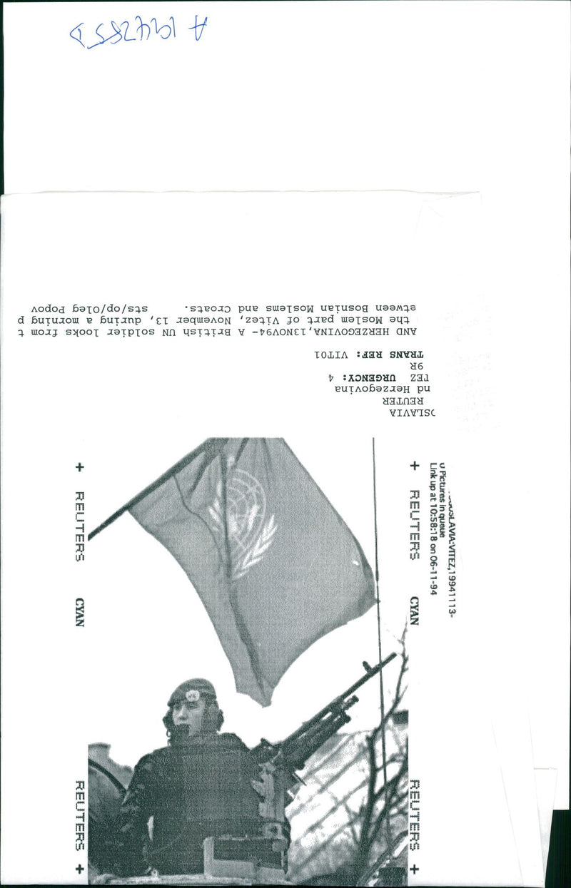 CroatâBosniak War - Vintage Photograph