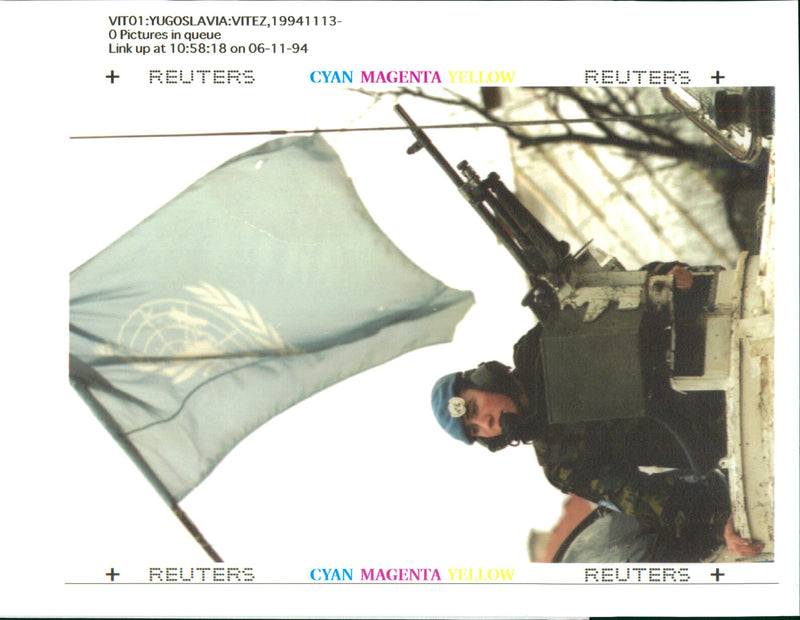 CroatâBosniak War - Vintage Photograph