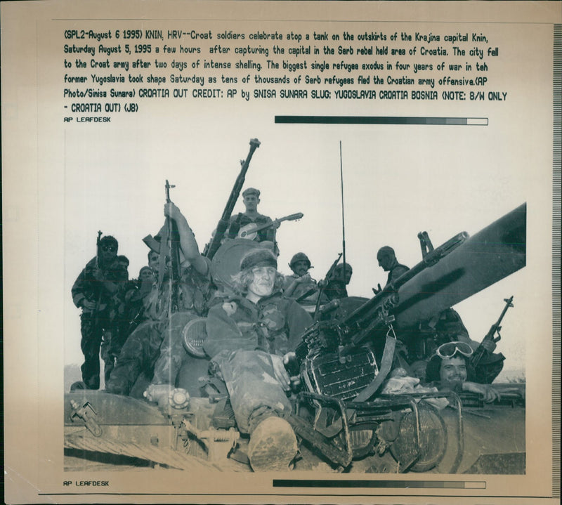 Republic of Serbian Krajina State. - Vintage Photograph