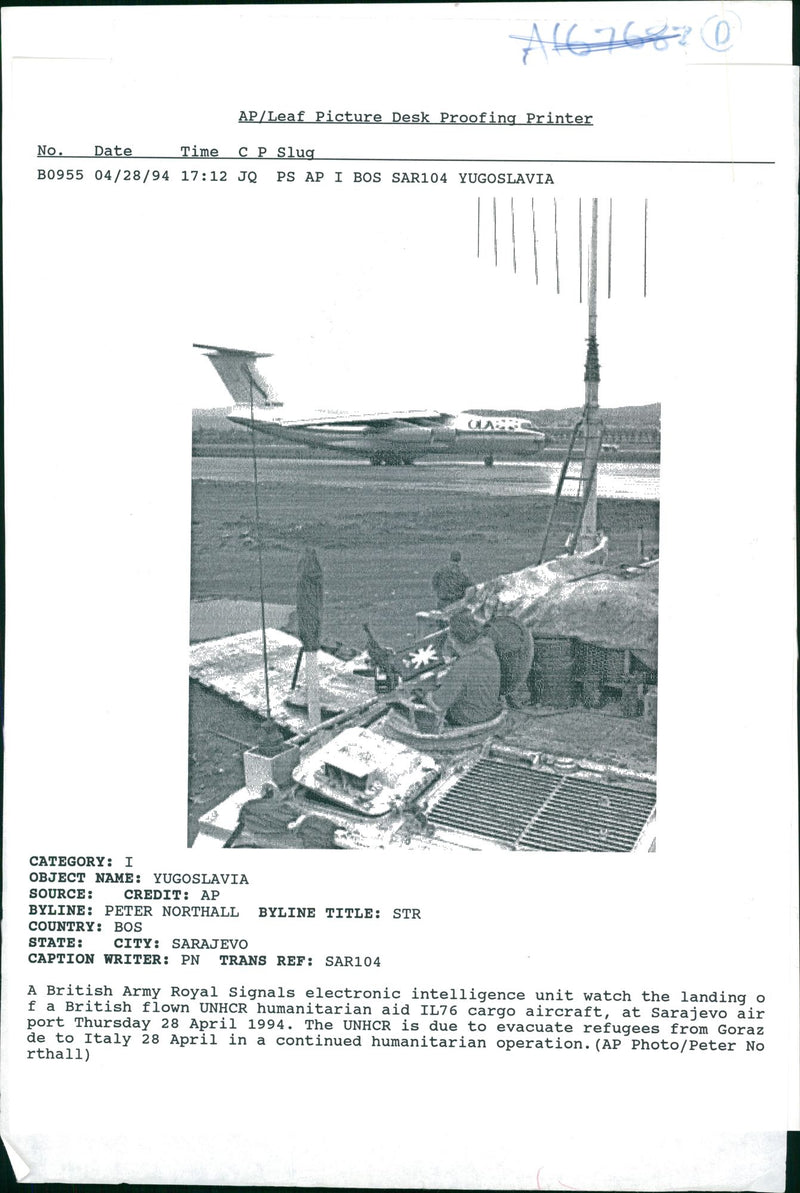 NATO bombing of Yugoslavia - Vintage Photograph