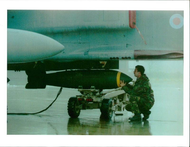 NATO bombing of Yugoslavia - Vintage Photograph