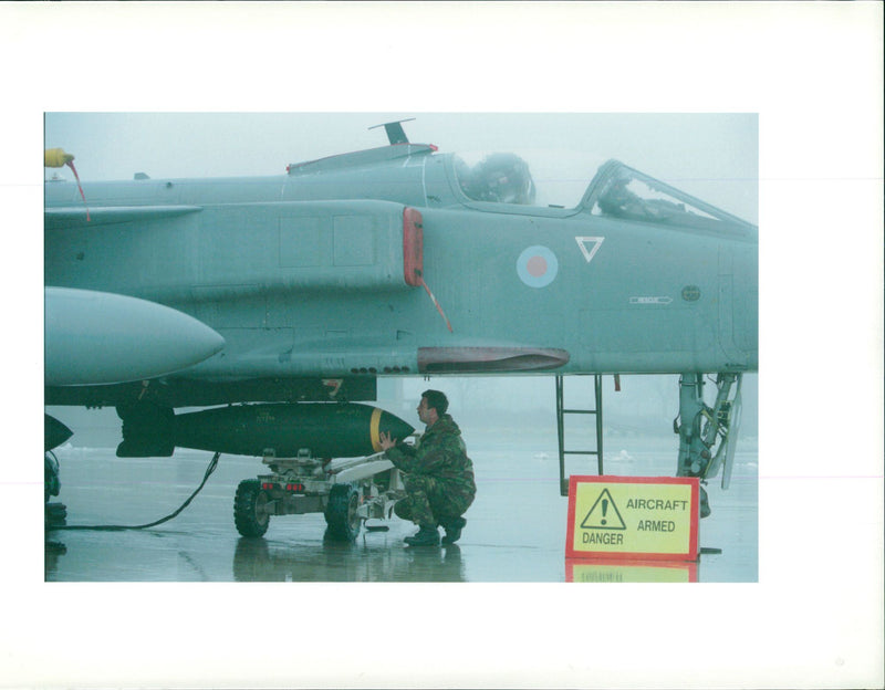 NATO bombing of Yugoslavia - Vintage Photograph