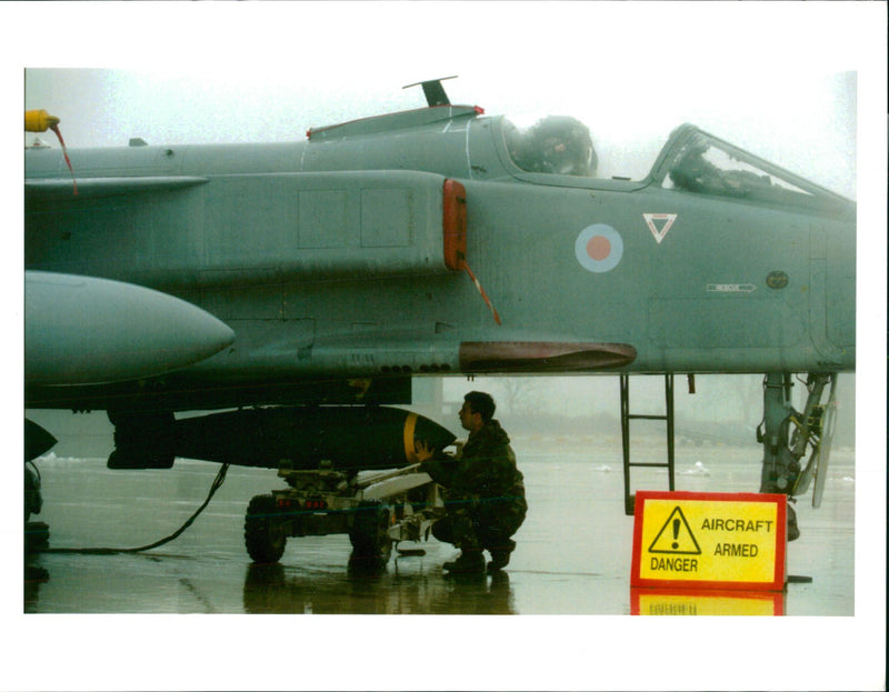 NATO bombing of Yugoslavia - Vintage Photograph