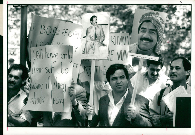 Invasion of Kuwait (Saddam Hussein) - Vintage Photograph