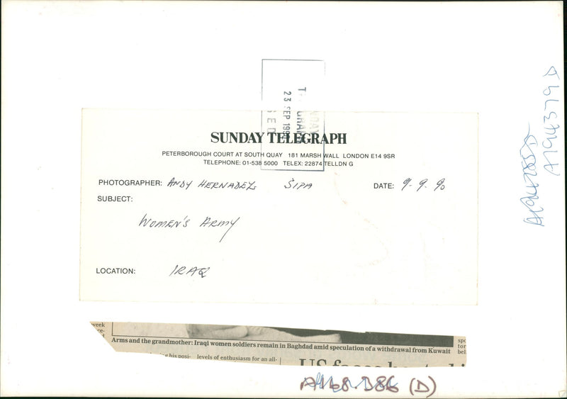 Invasion of Kuwait - Vintage Photograph