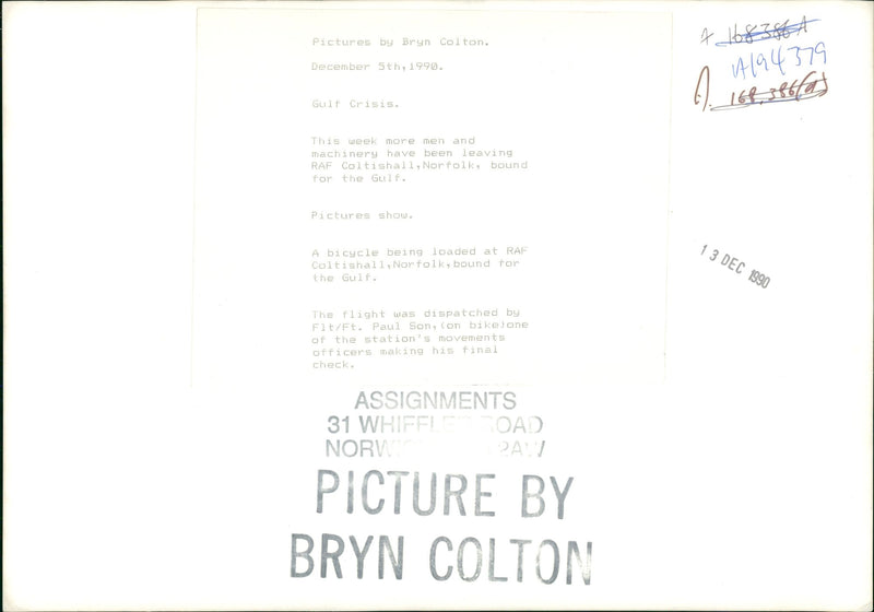 Invasion of Kuwait - Vintage Photograph