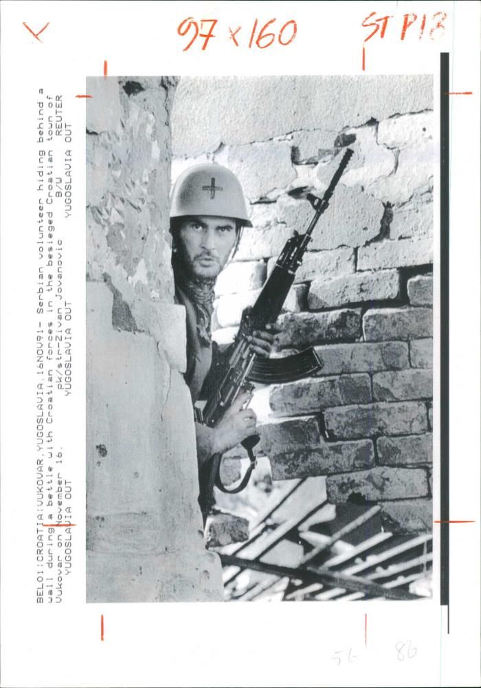 Hunter and hunted. - Vintage Photograph