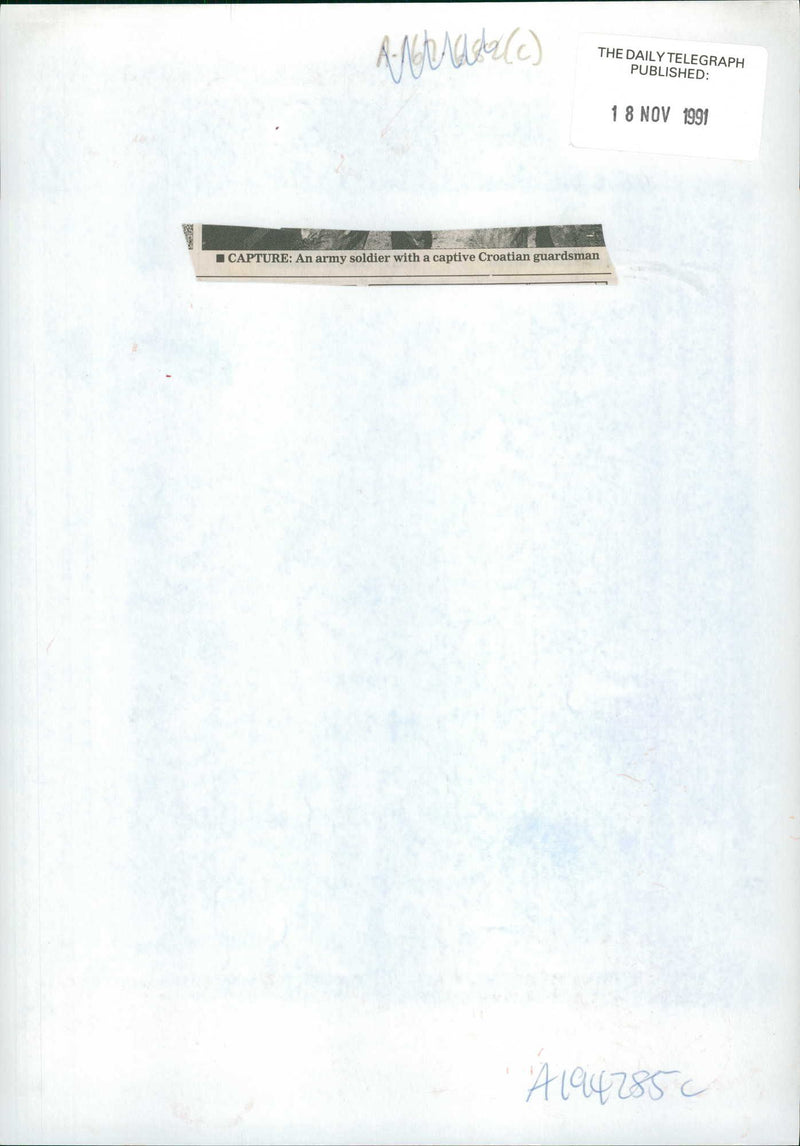 Capture - Vintage Photograph