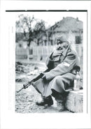 A Serbian volunteer. - Vintage Photograph