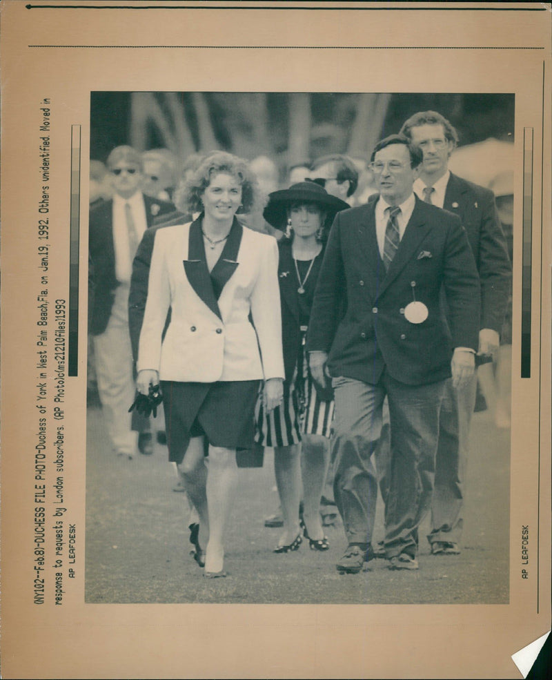 Duke and Duchess of York - Vintage Photograph