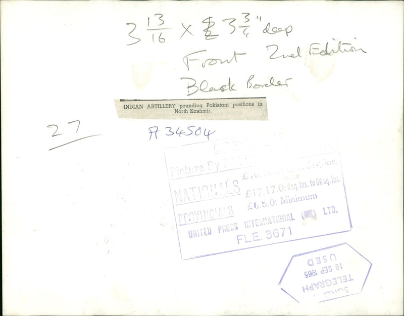 Indian Artillery - Vintage Photograph